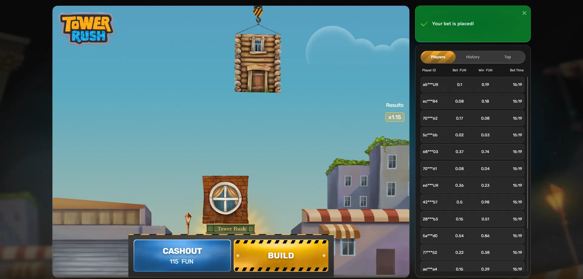Tower Rush free demo play no registration Egypt